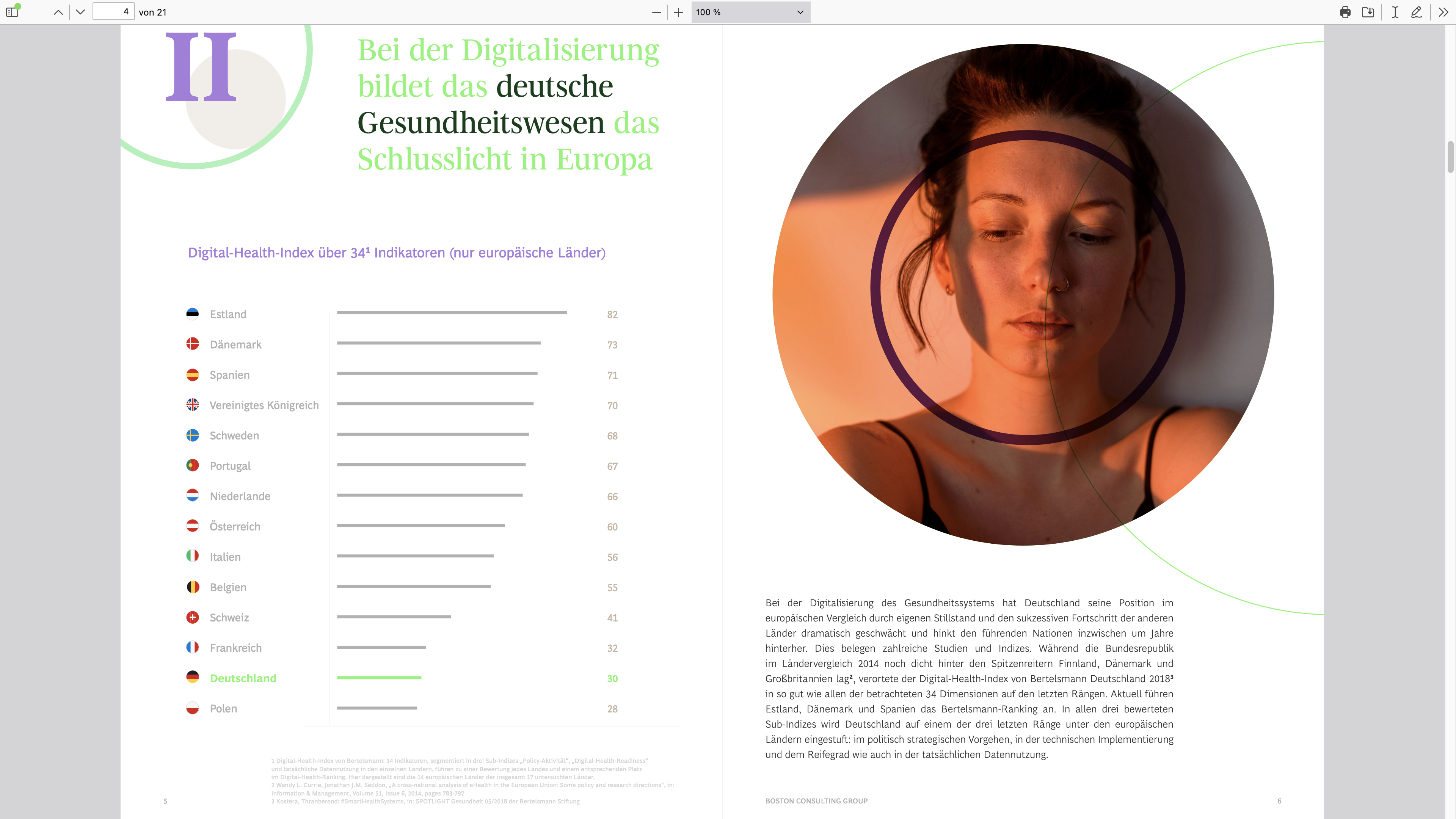 Bei der Digitalisierung bildet das deutsche Gesundheitswesen das Schlusslicht in Europa