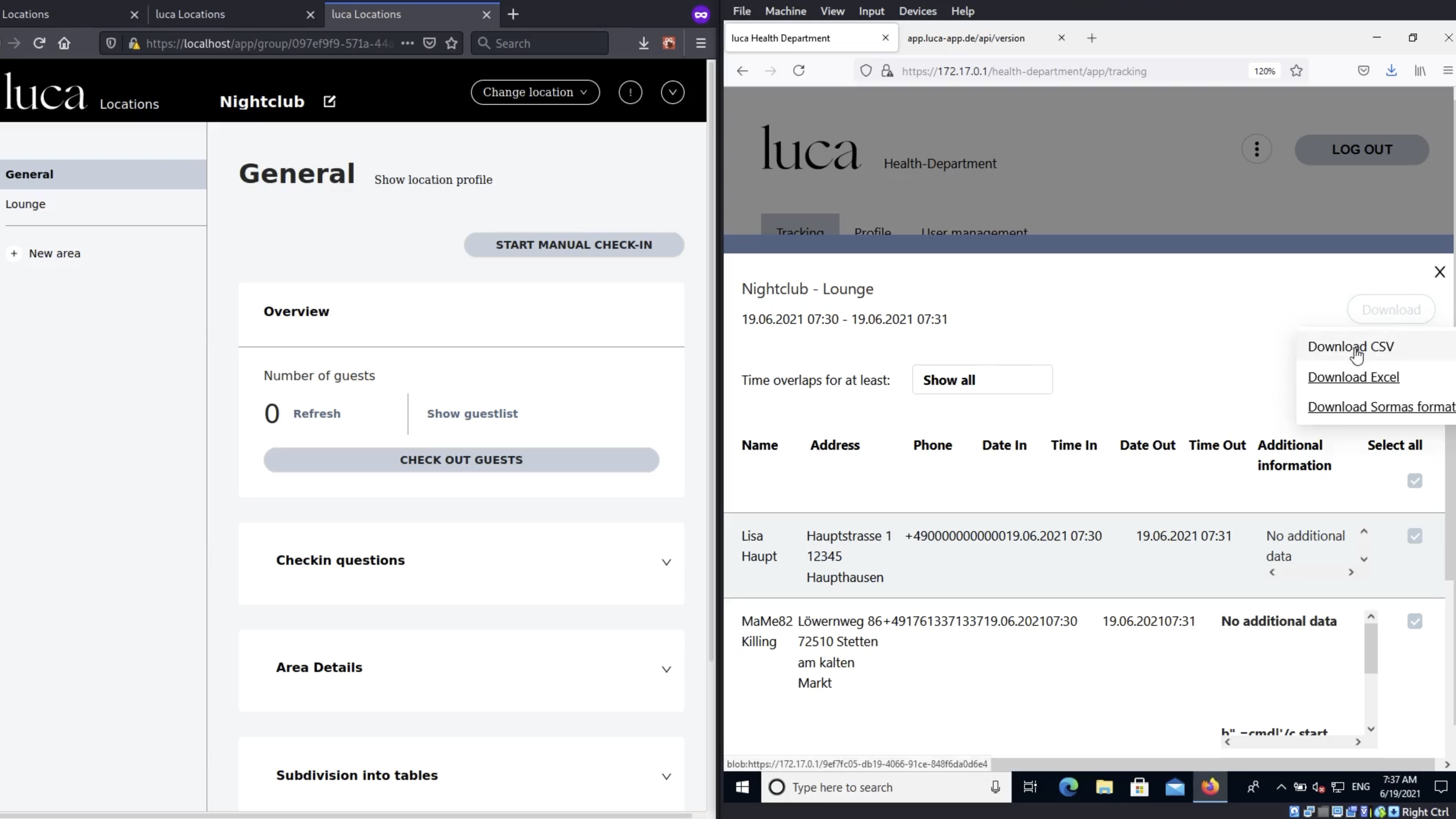 Screenshot eines erneuten Ransomware-Angriffes via Luca Daten